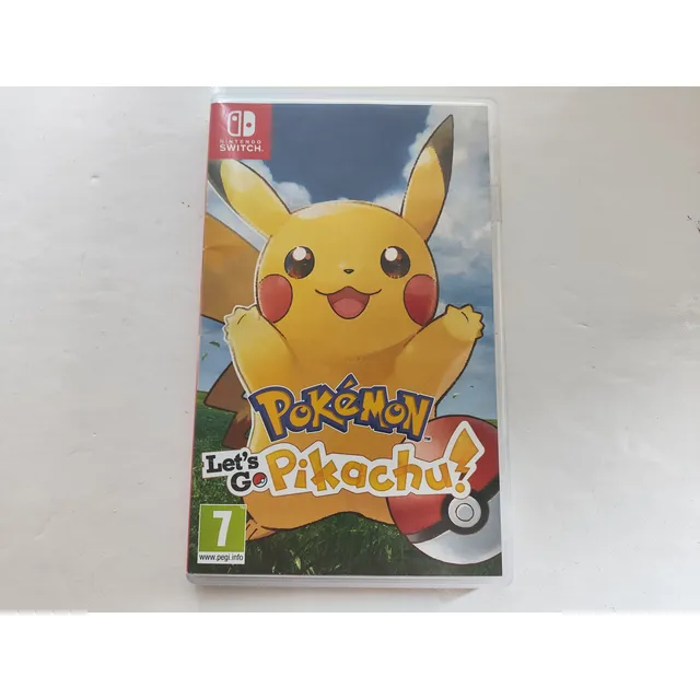 Juego Fisico De Nintendo Switch Pokemon Let's Go Pikachu