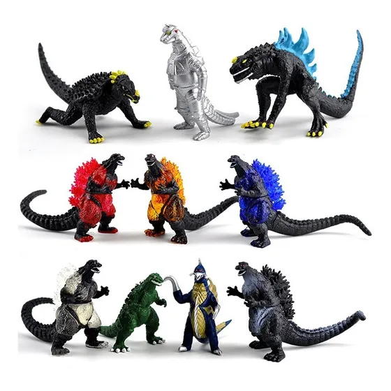Godzilla Ii Set 10 Figuras