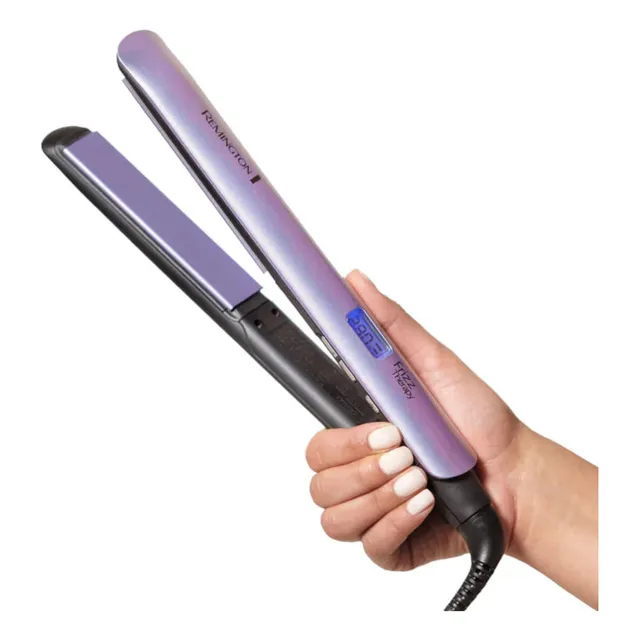 Plancha Alaciadora Remington Frizz Control Morada S8510