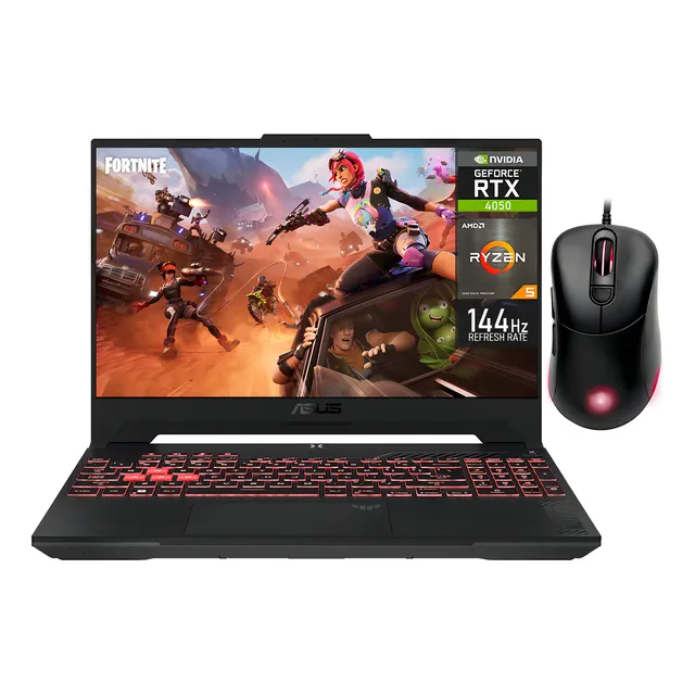 Laptop Gamer Asus Tuf Gaming A15 Nvidia Geforce Rtx 4050 Amd Ryzen 5 7535hs 32gb Ram 1.5tb Ssd 15.6 Windows 11 Home Mouse Dxt Gaming Teclado En Español
