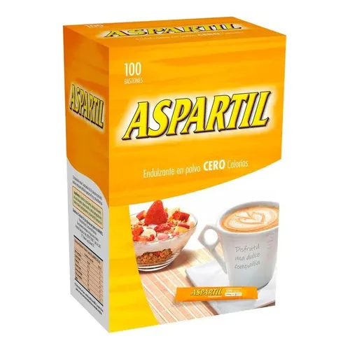 Aspartil® Endulzante En Polvo X 100 Sticks | Cero Calorías