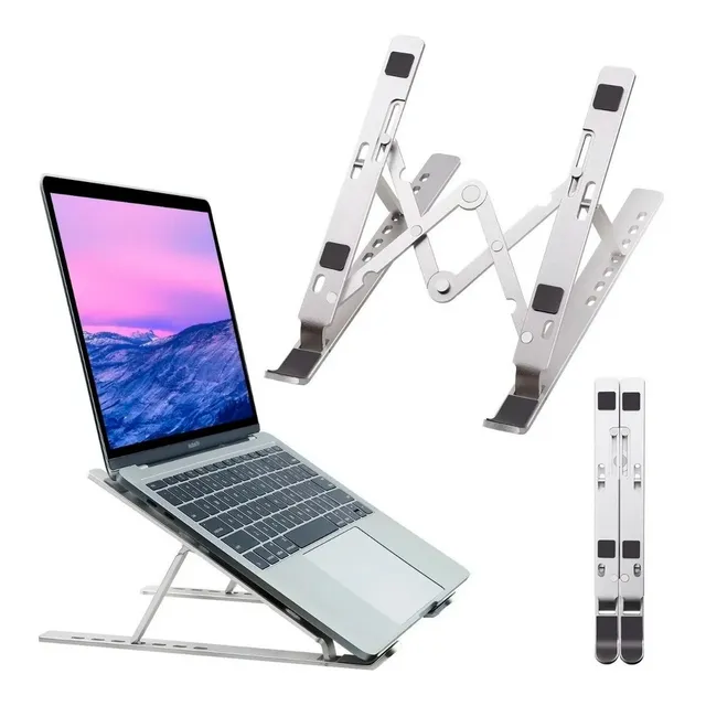 Soporte De Aluminio Regulable Para Tablet Laptop Macbook