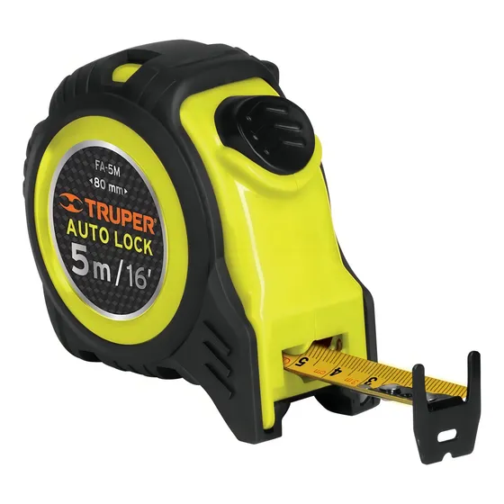 Huincha de medir con bloqueo 5m truper Fa-5m 10747