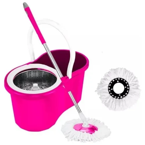 Trapeador Giratorio 360° Escurridor Tambor Centrifugado Mop