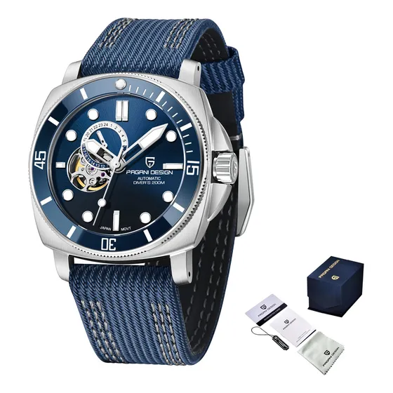 Reloj De Buceo Mecánico Pagani Design Deportes Para Hombre