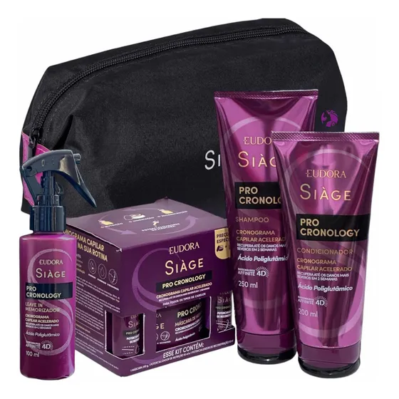 Siàge Pro Cronology Eudora Kit Cronograma Capilar Completo