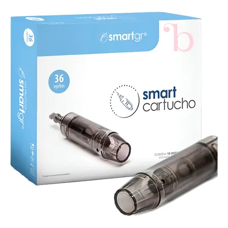 Cartucho Smart Derma Pen Preto - 10 Un - 36 Agulhas