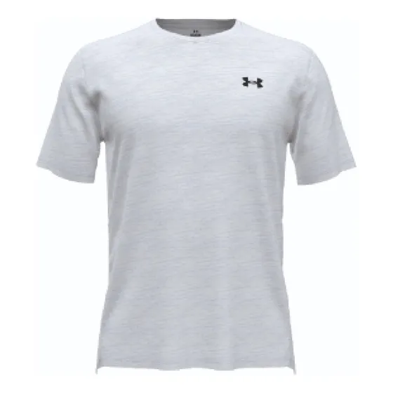 Remera Ua Tech Vent Ss Gris Hombre  Under Armour