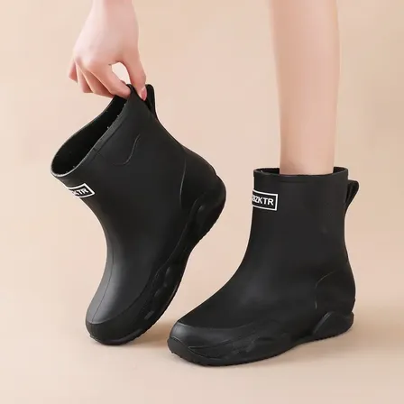 Botas De Lluvia Hombre Mujer Impermeable Zapatos Antidesliza