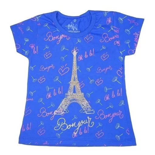 Camisa Franela De Niña Mundo Kids
