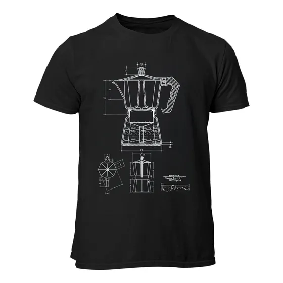 Camiseta Barista Café Coffe Lover Moka Projeto Blusa Camisa