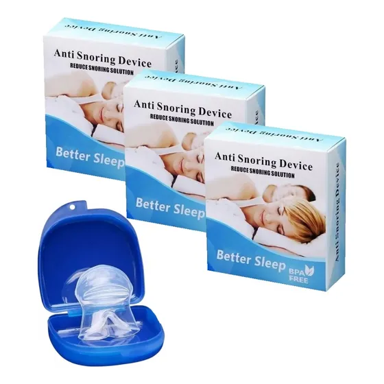 3×dispositivo Para Roncar Antisilicona, Lengua Antironquidos