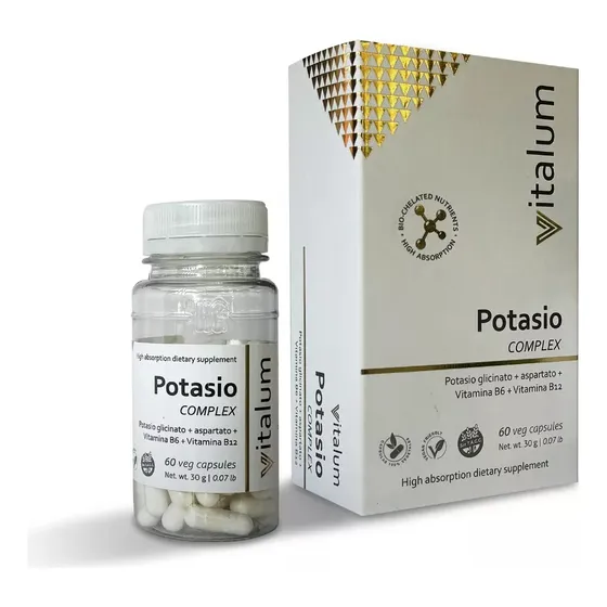 Potasio Complex Vitalum Hgl Glicinato 60 Capsula