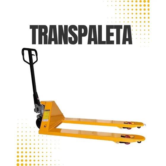 Transpaleta Manual Hidráulica 2500kg Disponibles Ya Caracas