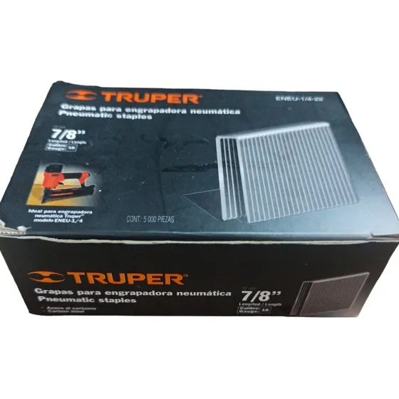 Grapas Para Engrapadoras Neumáticas De 22mm (7/8 ) Truper 
