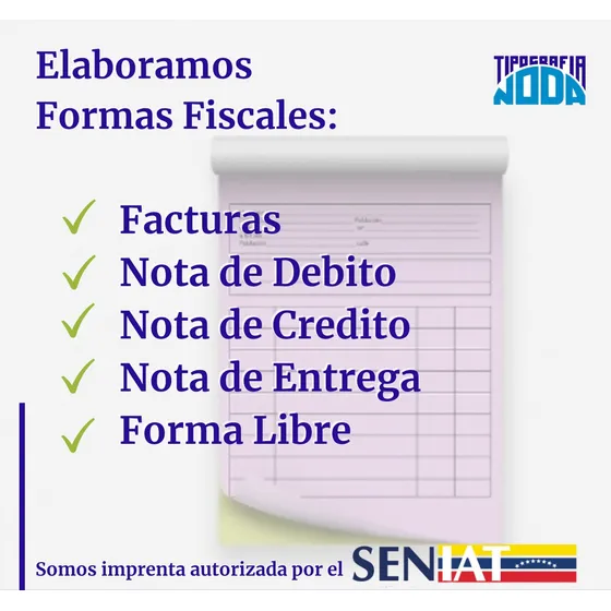 5 Talonarios / Blocks De Factura, Forma Libre, Notas,recibos