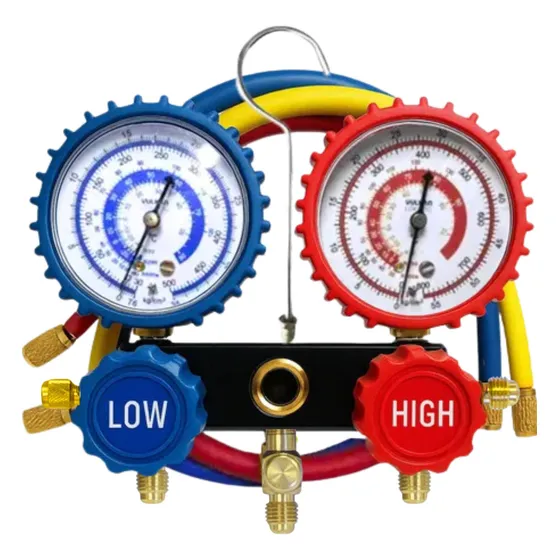 Manifold Para Refrigeração Gás R600a,r290, R32 Vulkan