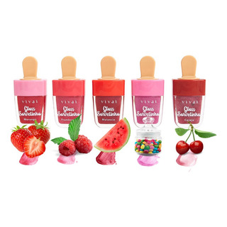 Gloss Labial Glitter Morango Vivai - Sorvetinho 5ml Gloss Labial Glitter Morango Vivai - Sorvetinho 5ml