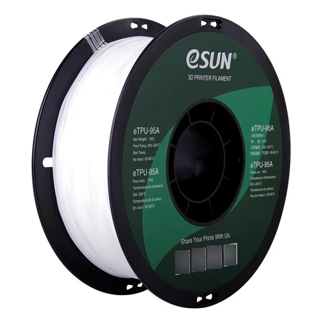 Filamento Esun 1.75 Mm Tpu 95a Flexible