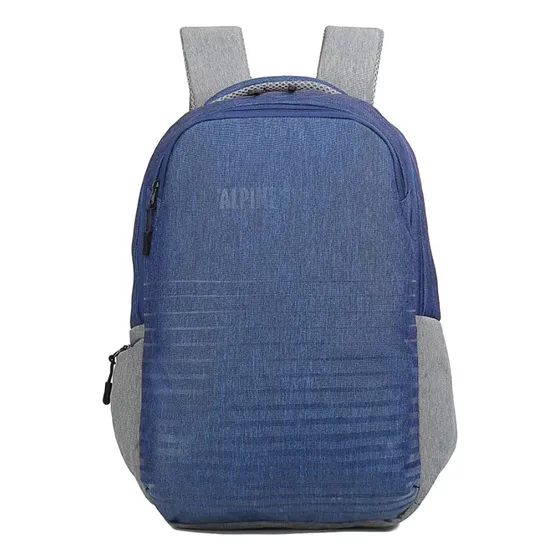 Mochila Alpine Skate Portanotebook Acolchada Uso Diario Color Azul Diseño de la tela Lisa