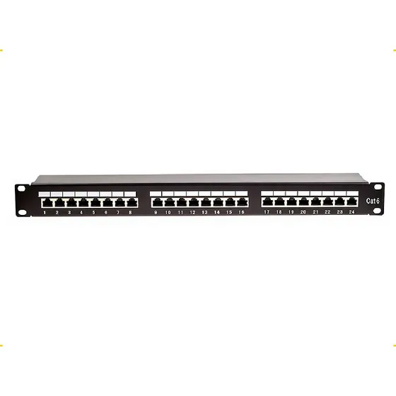 Patch Panel Wireplus 24 Puertos Categoria 6 Cat6