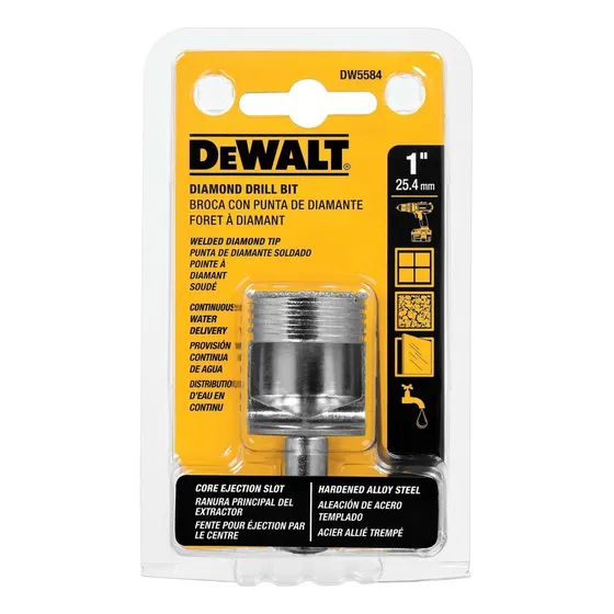 Broca Para Porcelanato 25.4mm Dewalt Dw5584