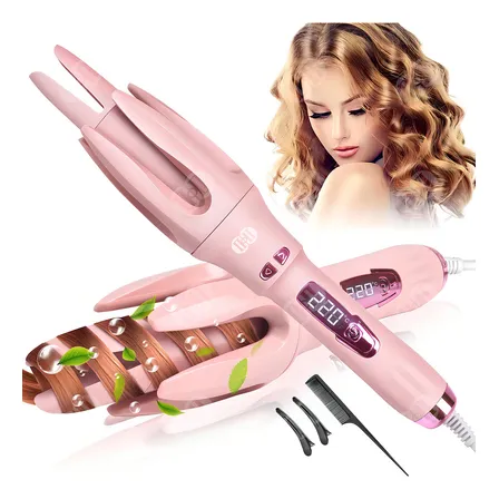 Rizador Automático Para Cabello, Ciicii Rizador De Pelo Giratorio Automático 4 Ajustes De Temperatura, Ranura Grande De 25mm, 3 Temporizadores,rizadores Profesionales Para Todo Tipo De Cabellos. Rosa Rizador Automático Para Cabello, Ciicii Rizador De Pelo Giratorio Automático 4 Ajustes De Temperatura, Ranura Grande De 25mm, 3 Temporizadores,rizadores Profesionales Para Todo Tipo De Cabellos. Rosa