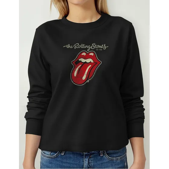 Sudadera Comoda Banda Clasica The Rolling Stones Lengua 