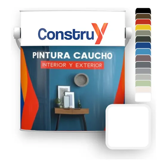 Pintura Clase A Caucho Galón Construy Lavable Ext/int