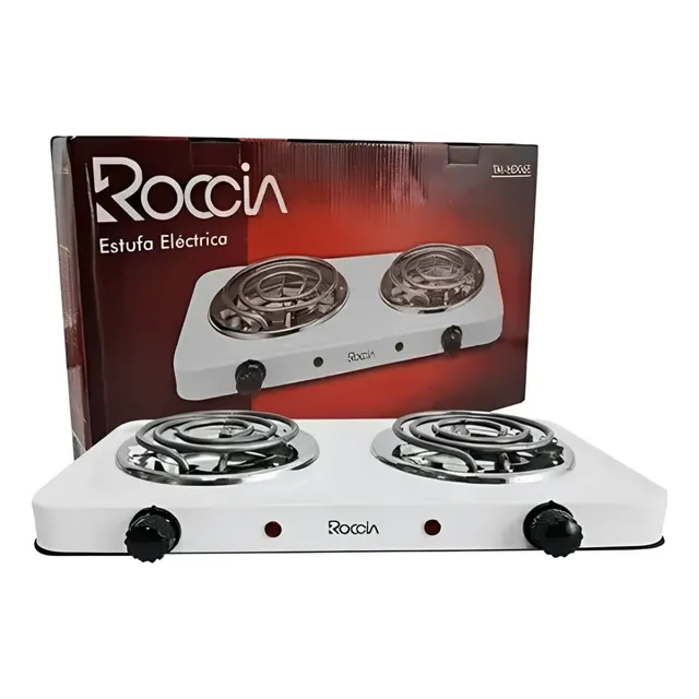 Cocina 2 Hornilla Marca Roccia Estufa Electrica Caracol 110v