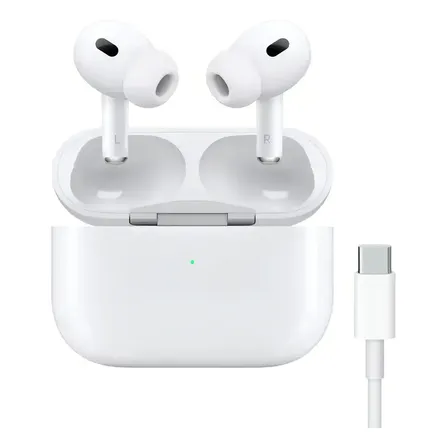 Audífonos Bluetooth 2da Gen Compatibles 15 Pro Puerto Tipo C Color Blanco
