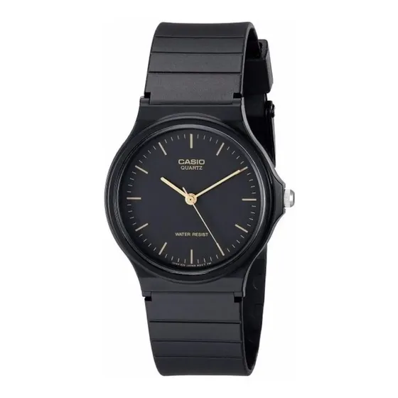 Reloj pulsera Casio MQ-24-1E con correa de resina color negro | Cuotas sin interés