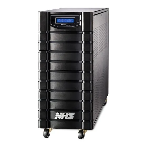 No break NHS Laser Senoidal 5000 5000VA entrada e saída de 120V/220V preto
