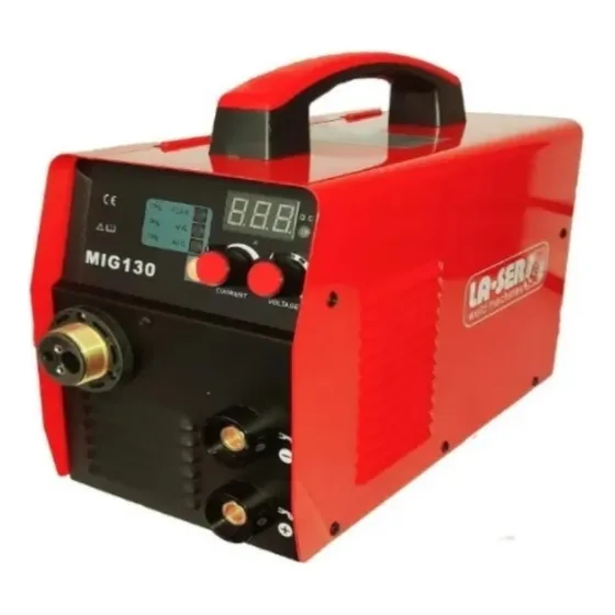Soldadora inverter Laser MIG130 color rojo
