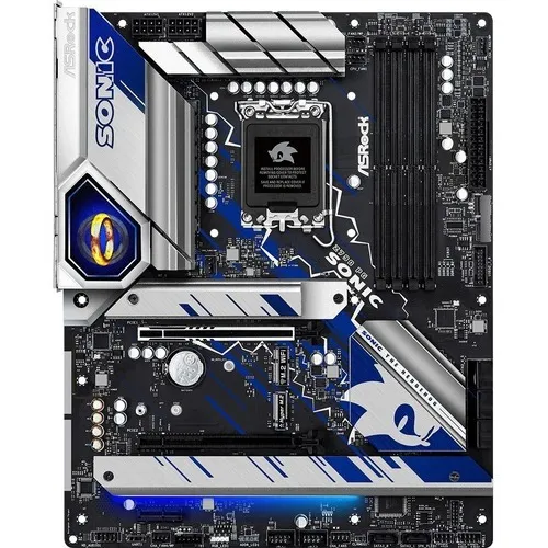 Tarjeta Madre ASROCK Z790 PG SONIC Edicion Especial LGA 1700 4x DDR5 1x M.2 PCIe 5.0 USB-C ATX Negro