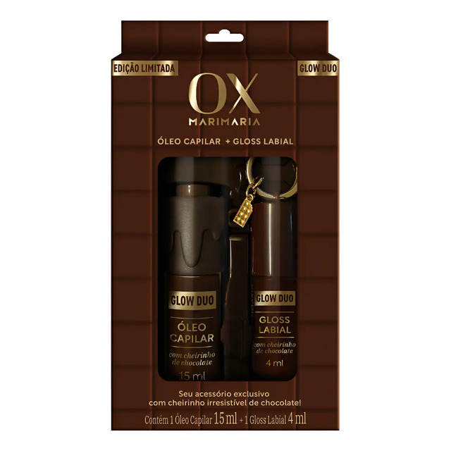Kit Especial Ox Óleo E Gloss Chocolate 15ml + 4ml