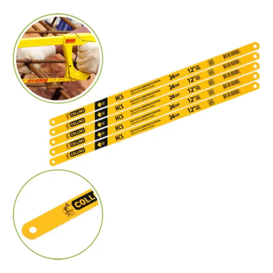 5 Lâmina Serra Manual Aço Flex 12 -305mm 24 Dentes Collins