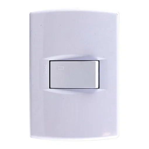 Llave De Luz Sica Life Modulo Armado Un Punto Blanco