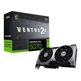 Placa De Vídeo Nvidia Geforce Msi Rtx5070 12gb Ventus 2x Oc