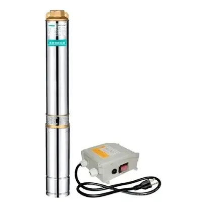 Bomba Sumergible Shimge  2 Hp Monofasica 6/8 Pozo 4 Pulgadas