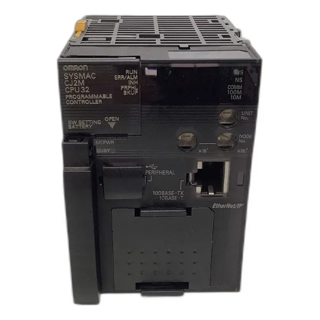 Plc Cj2m-cpu32 Omron Ethernet/ip Tcp/ip, Usb 30k 2560 E/s