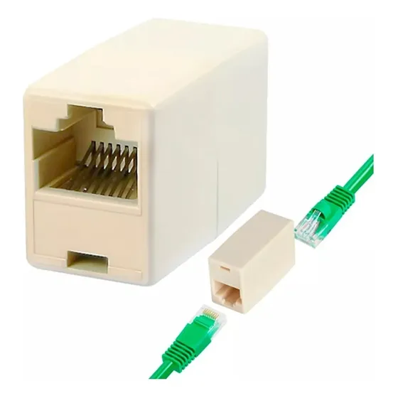 Adaptador Puente Union Empalme Rj45 Hembra/hembra Wireplus