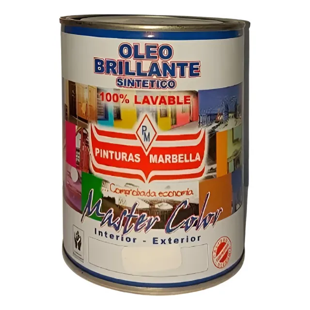 Pintura Oleo Marbella 1/ 4 Galón Colores (1 Litro Aprox)