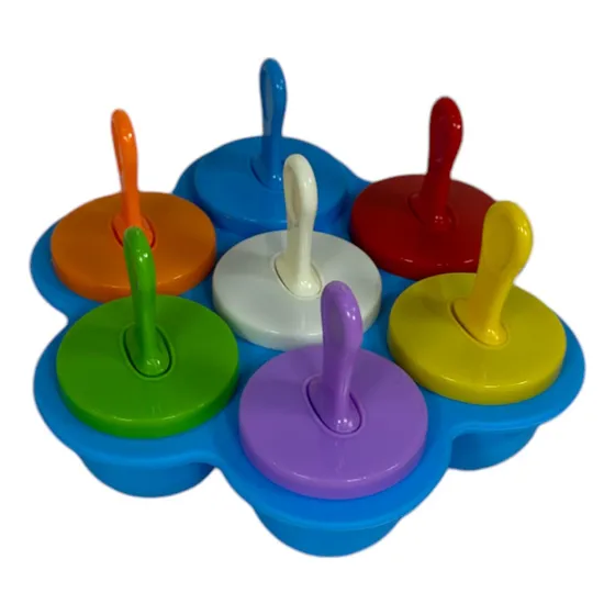 Molde Silicona Para Helado X 7 Bebe Niños