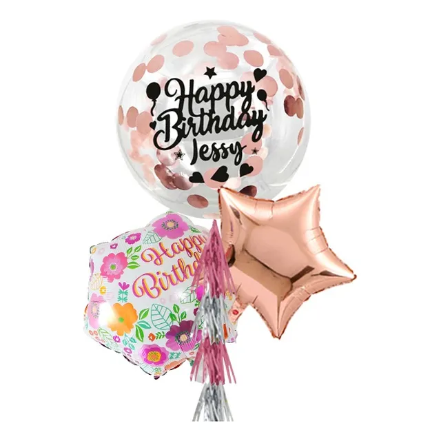 Arreglos De Globos De Cumpleaños Con Helio 