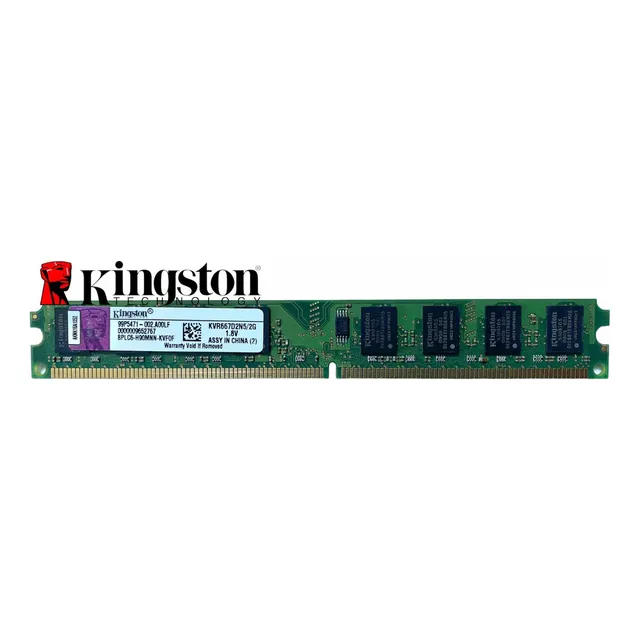 Memoria Valueram 2gb 667mhz Ddr2 Kingston Pc2-5300 Desptok