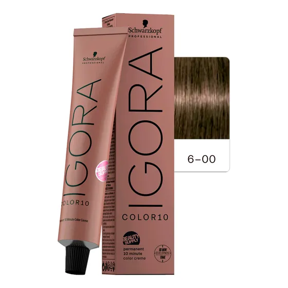 Tinta Igora Color10 Schwarzkopf, Los Tonos, 10 Minutos Tono 6.00