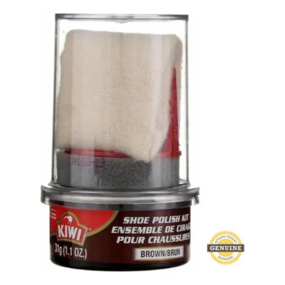 Kit De Crema Betun Pulir Zapatos Y Botas Marca Kiwi 