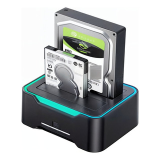 Dock Station Dual Hd Ssd Sata 2.5 E 3.5 Usb 3.0 Botão Clone Dock Station Dual Hd Ssd Sata 2.5 E 3.5 Usb 3.0 Botão Clone