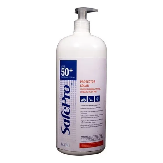 Bloqueador Protector Solar Safe Pro Factor 50+ 1 Litro